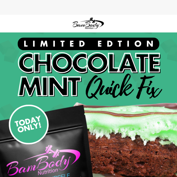 LIMITED EDITION QUICK FIX - TODAY ONLY! 🍫🍵