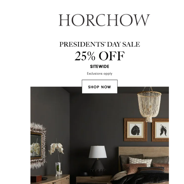 Limited time! Take 25% off designer home looks sitewide