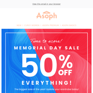 ❤️Happy Memorial Day!💙 Take 50% Off!