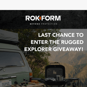 Last Chance for the Rugged Explorer Giveaway