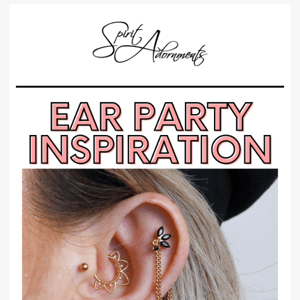 HOLIDAY Ear Piercings...Incoming 🖤
