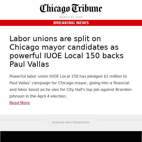 Labor unions are split on Chicago mayoral candidates