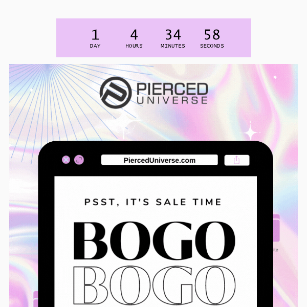 ⚡Our Bogo sale starts NOW