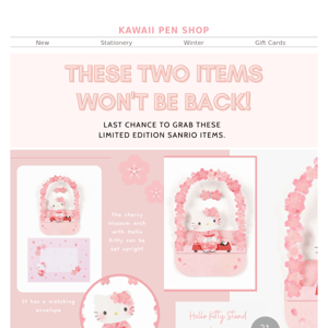 2 limited items that won't be back!🐱💕