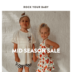 40% Off Mid season sale on now!!