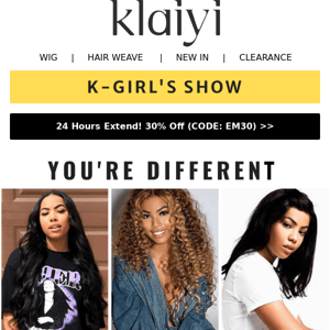 K-Girls' Show with Best Quality Klaiyi Hair