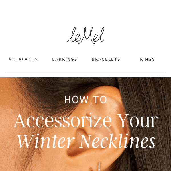 Your Winter Earring Cheat Sheet 👌