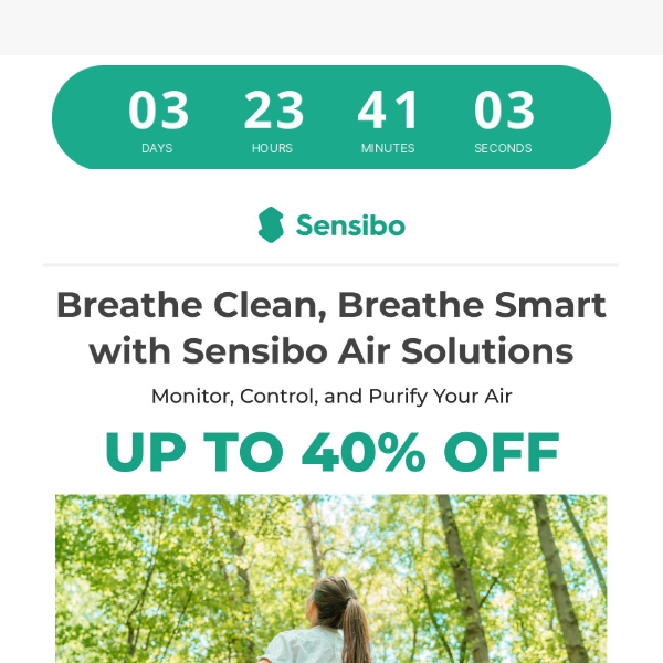 Weekend Sale: Pollution Be Gone - Sensibo’s Sustainable Smart Air Quality Solutions