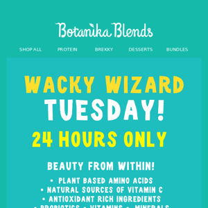 Wacky Wizard Tuesday! 40% Off Beauty Potion 🍓