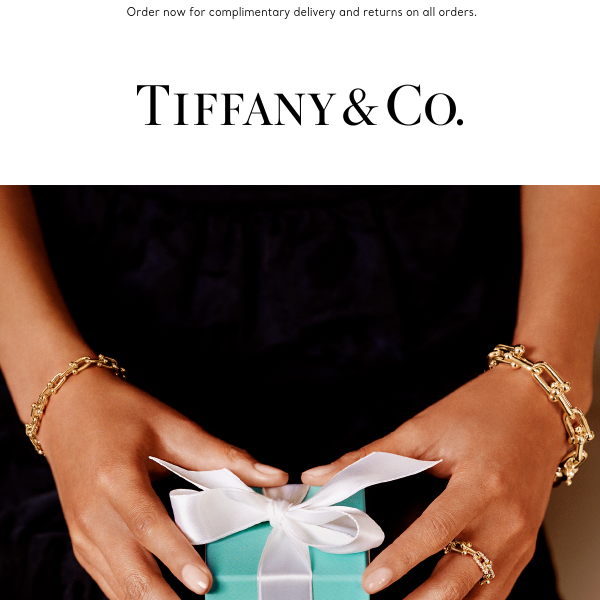 Tiffany & Co, Shop Early for Complimentary Valentine’s Day Shipping