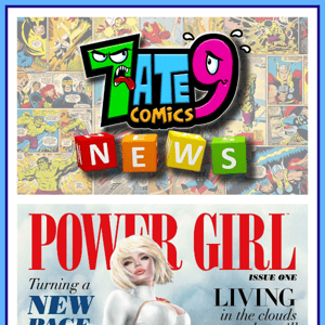 POWER GIRL #1 NATALI SANDERS VARIANT LIMITED TO 800 COPIES WITH NUMBERED COA - ON SALE TODAY SUNDAY 3rd SEPTEMBER AT 2pm ET / 7pm GMT