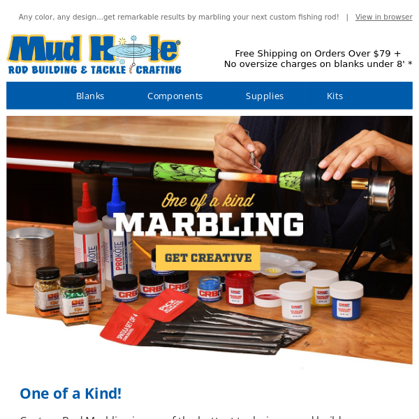 Create Stunning Custom Rods by Marbling! - Mud Hole Tackle