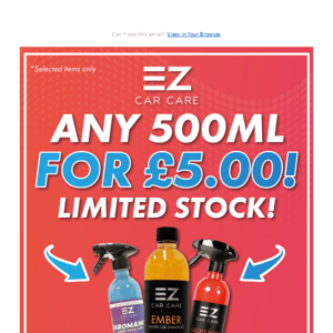 🤯 GET ANY 500ML FOR £5.00! 👀