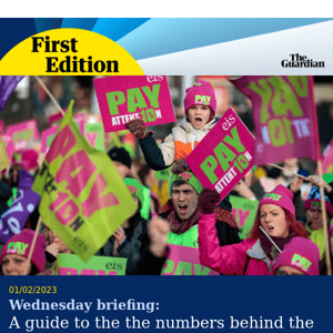 Striking numbers | First Edition from The Guardian