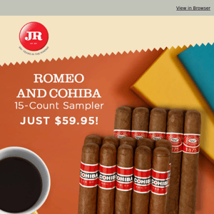 ✔ Check another one off your list: Romeo-Cohiba collection only $59.95