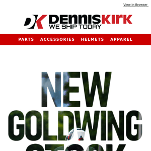 Need Goldwing parts now? DK has ‘em in stock and ready to ship. 