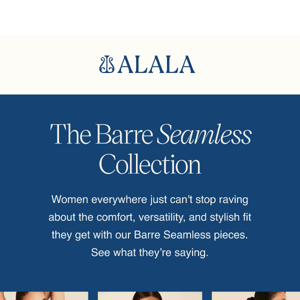 They Love Our Barre Seamless Collection