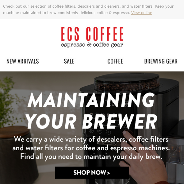 Descalers & Filters for your Brewer ☕