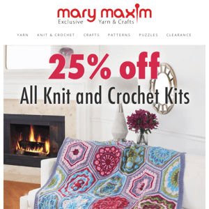 More Countdown Deals! - 30% Off Plastic Canvas Kits - Mary Maxim