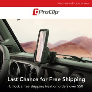 Ends TONIGHT: Free Shipping Over $50