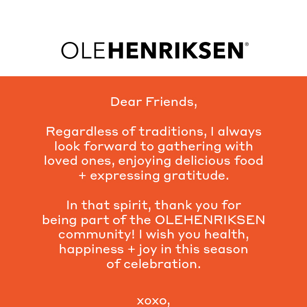 A note from our founder 🧡