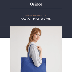 Our most work-friendly tote yet