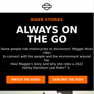 One rider’s story and more ways to hit the road