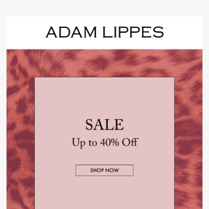 Sale: Up to 40% Off