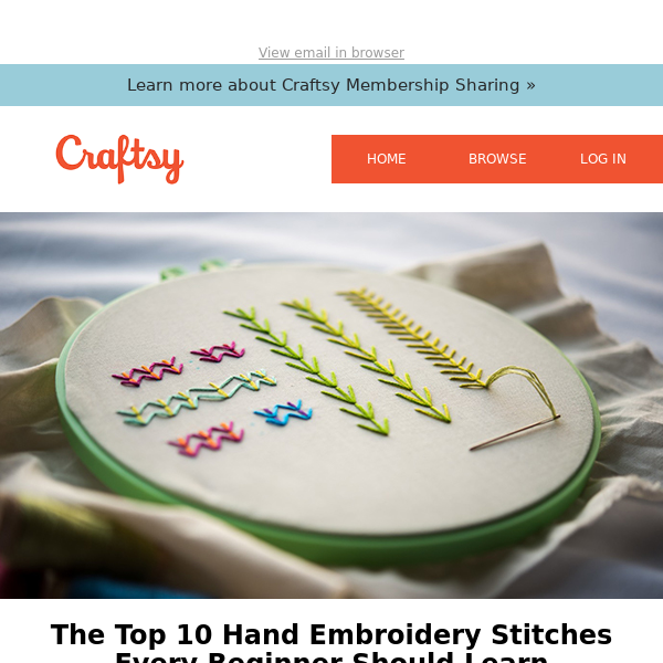 The Top 10 Hand Embroidery Stitches Every Beginner Should Learn