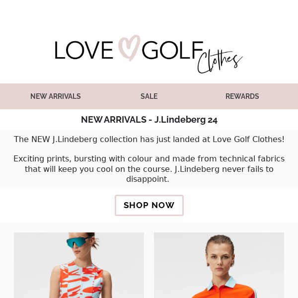 NEW ARRIVALS - J.Lindeberg Summer 24