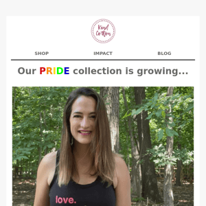 A new addition to our Pride collection