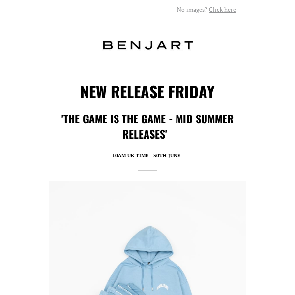 The Game is The Game - New Releases - Friday 10AM - BENJART.COM