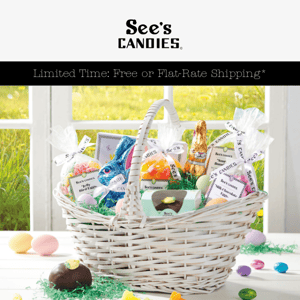 Build the Perfect Easter Basket with See's! 🐰