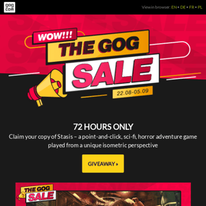 🎁 Here's your gift from GOG