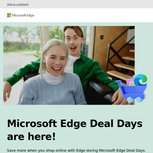 Going on now! Microsoft Edge Deal Days