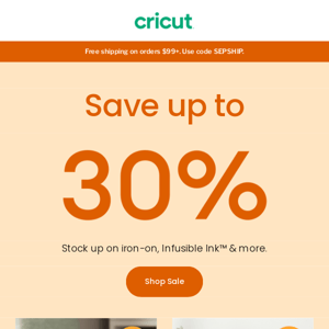 Open to Reveal Your Cricut Deal