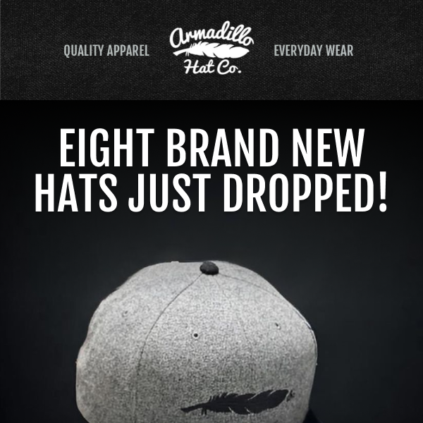 NEW DROP: Eight New Hats 🔥