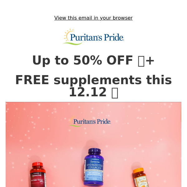 Last double-double SALE: 50% OFF + FREE supplements