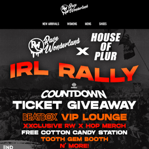📣 RW X HOUSE OF PLUR IRL RALLY OCT 23 FROM 7-9PM