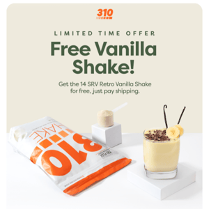 Our Retro Vanilla Shake... For Free 🥤🍦