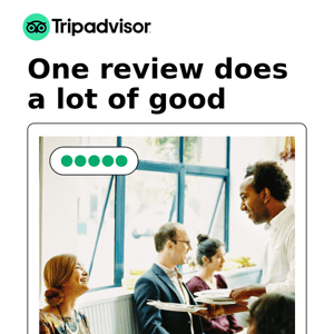 A review does more than you think
