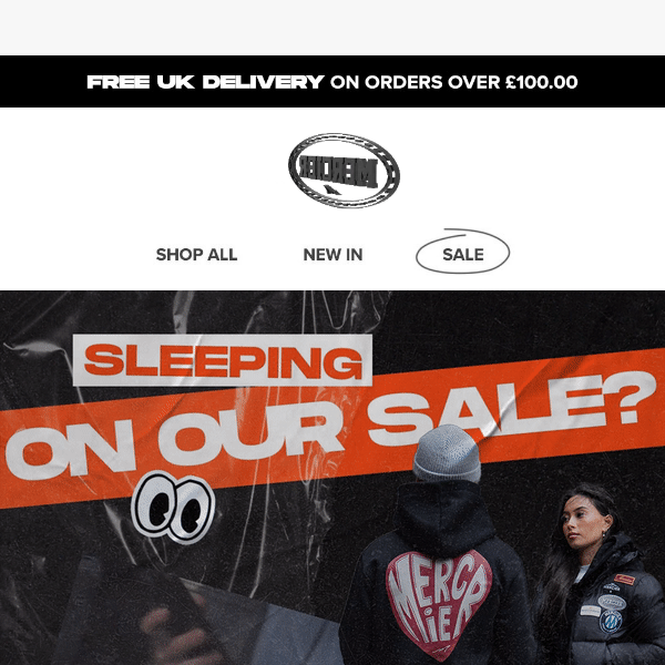 Sleeping on our sale?