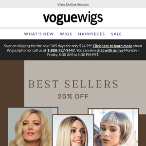 Best Sellers 25% Off Sitewide Sale!