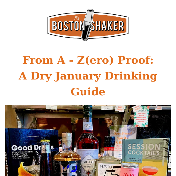 From A to Z(ero): A Dry January Drinking guide!