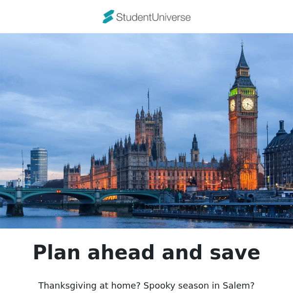 Plan Your Trip Now and Save Big with StudentUniverse! 🌍✈️