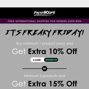 👀This Friday is Freaky and Full of Deals🔥