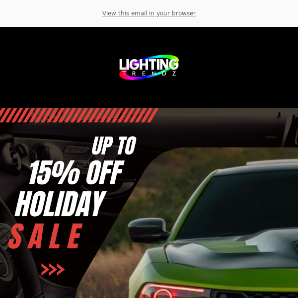 Jingle all the way to 15% off! - Lighting Trendz