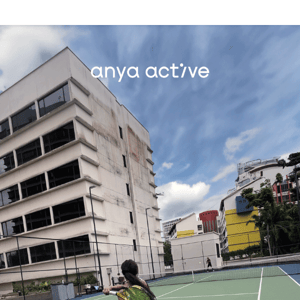 Hey Anya Active Singapore, you are invited: Serve and Spin #withAnya