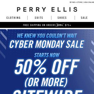 It’s Go Time: Cyber Monday Is Now Live