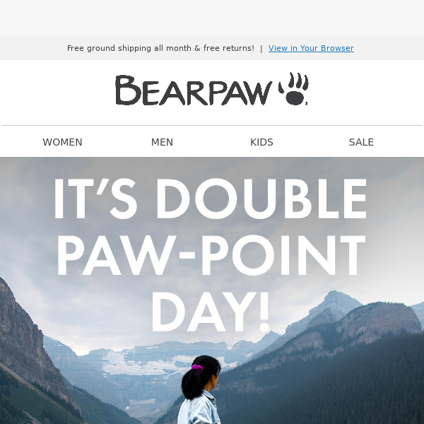 Get 2X The Paw-Points Today! 🤑